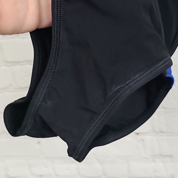 Speedo 12/28 Women's Blue PowerPlus Sprint Splice Free Back One Piece Swimsuit - Picture 9 of 10